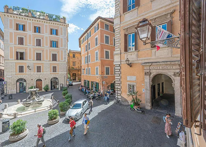 Palazzo Costaguti Luxury And Terrace Up To 6 Apartment